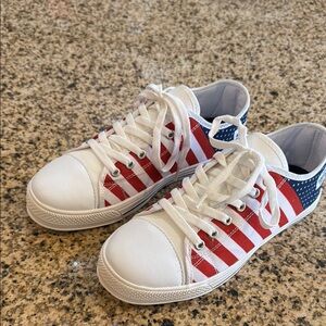 Kids Patriotic Sneakers